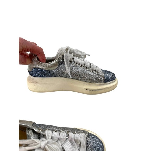 Alexander, McQueen MCQ sneaker and silver glitter - Picture 4 of 8